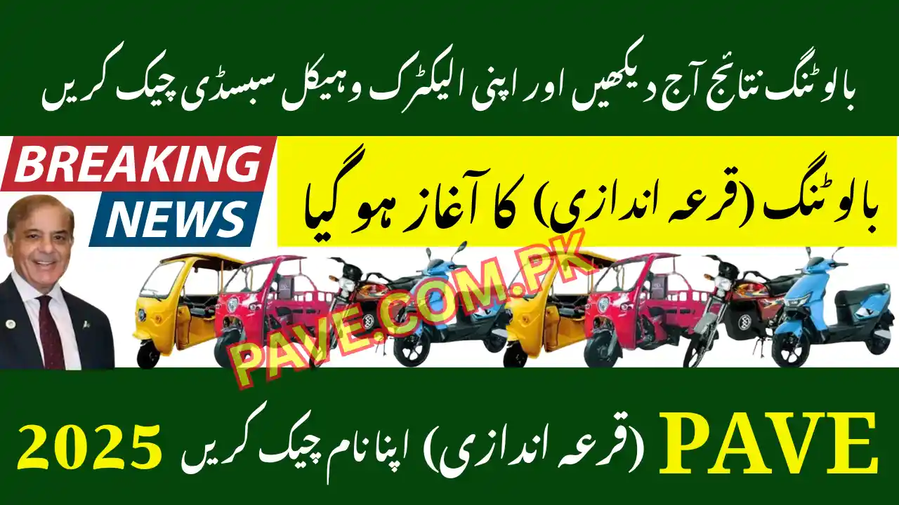 PAVE Balloting Results