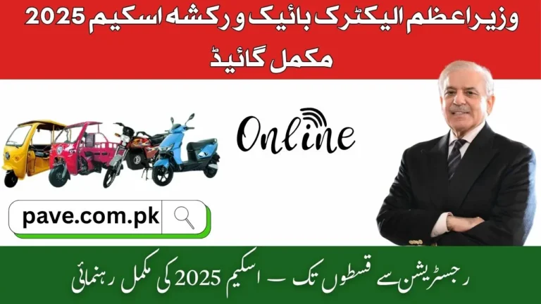 PM Electric Bike and Rikshaw Scheme 2025