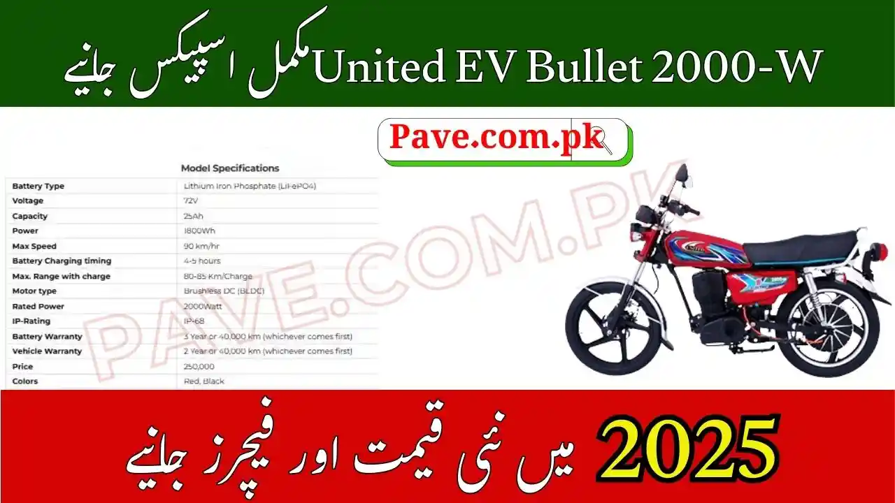 United EV Bullet 2000-W: High-Performance Electric Bike for Power Riders 1 United EV Bullet 2000-W