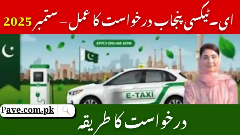 e-Taxi Punjab Application Process Explained – September 2025 9 e-Taxi Punjab Application Process