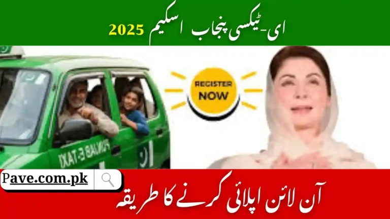 How to Apply for e-Taxi Punjab Online – September 2025 2 e-Taxi Punjab Online