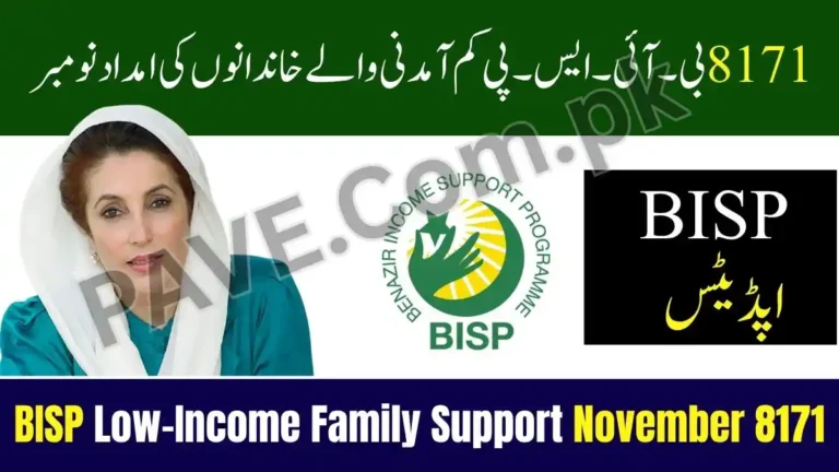 8171 BISP Low-Income Family Support November