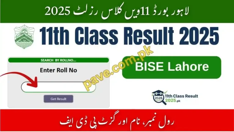 BISE Lahore 11th Class Result 2025
