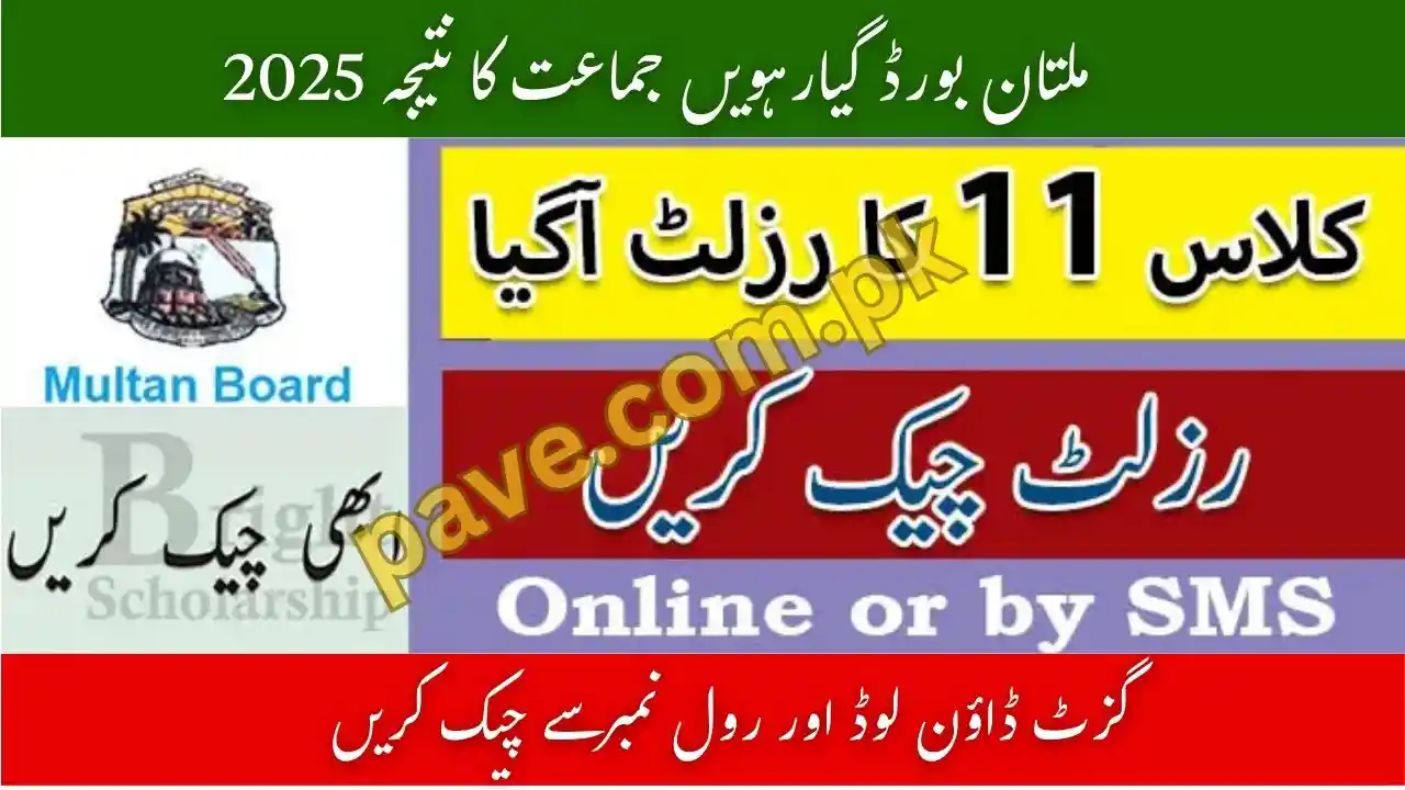 BISE Multan 11th Class Result 2025