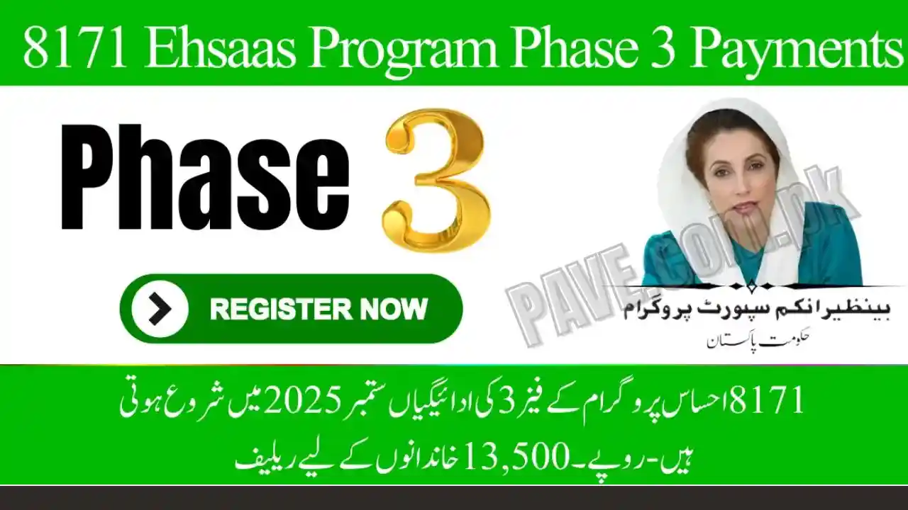 BISP 8171 Latest News – 3rd Phase Payments