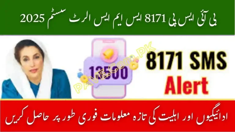 BISP 8171 SMS Alert System 2025 – Receive Real-Time Updates on Payments and Eligibility 5 BISP 8171 SMS Alert System