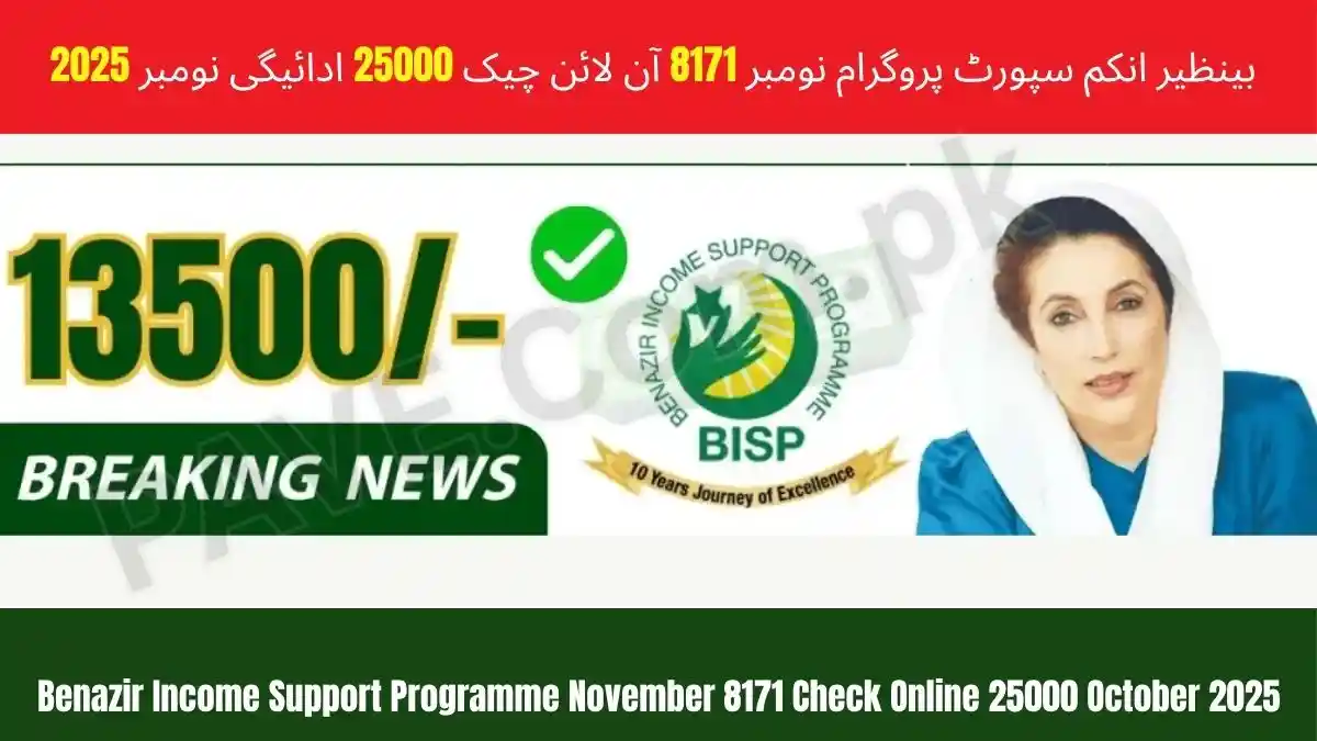 Benazir Income Support Programme November