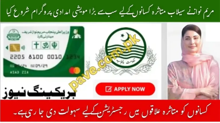 CM Maryam Nawaz Launches Biggest Livestock Relief Program for Flood