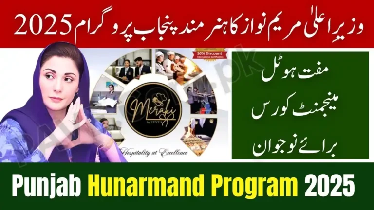 CM Punjab Hunarmand Program 2025