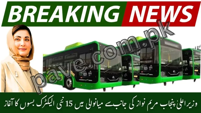 CM Punjab Launches Electric Bus Service in Mianwali 2025