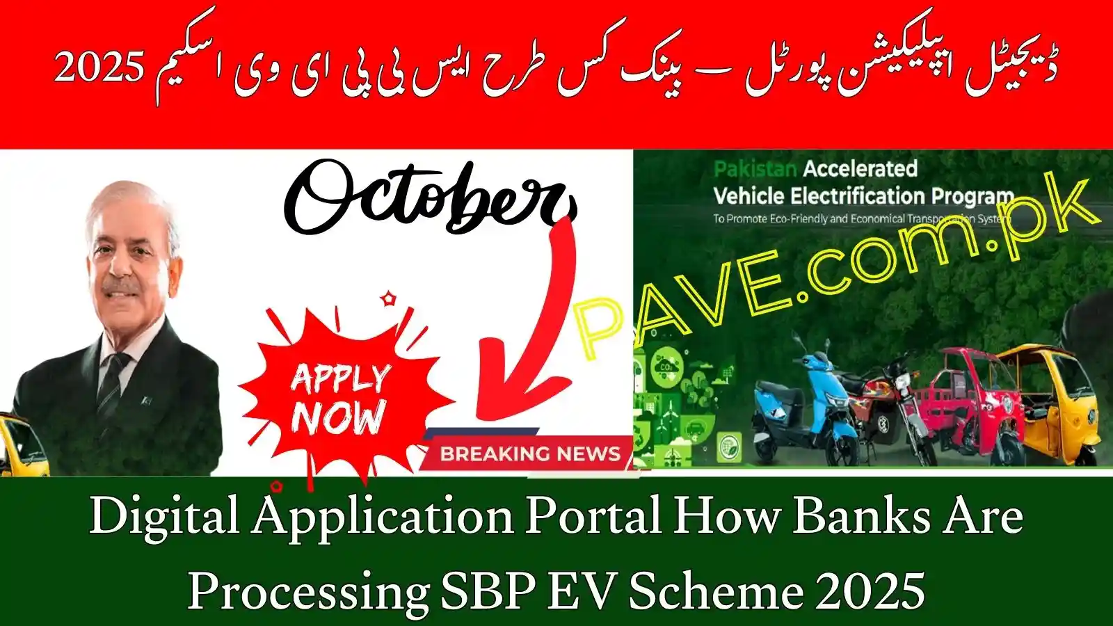 Digital Application Portal How Banks Are Processing SBP EV Scheme 2025