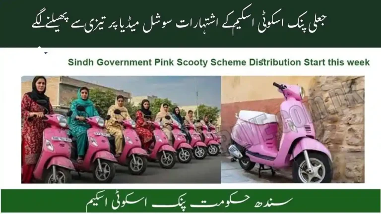 Fake Pink Scooty Scheme Ads Flooding Social Media in 2025 Sindh Government Issues Warning 3 Fake Pink Scooty Scheme Ads Flooding Social Media