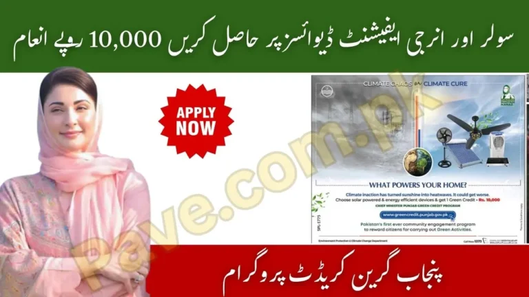 Get Rs 10000 for Solar and Energy Efficient Devices – Punjab Green Credit Program 2025 9 Get Rs 10000 for Solar and Energy Efficient Devices