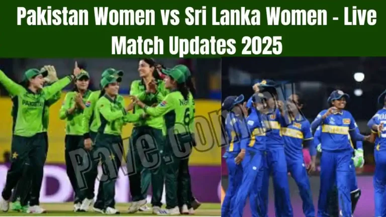 Pakistan Women vs Sri Lanka Women – Live Match Updates 2025 8 Pakistan Women vs Sri Lanka Women – Live Match Updates 2025