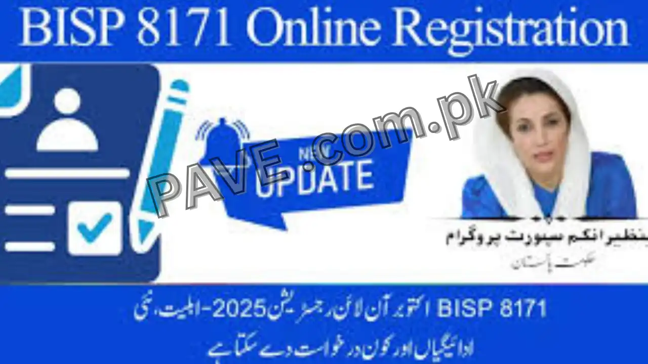 Breaking News BISP 8171 Online Registration October 2025 1 BISP 8171 Online Registration October 2025
