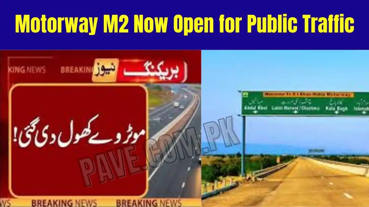Motorway M2 Now Open for Public Traffic
