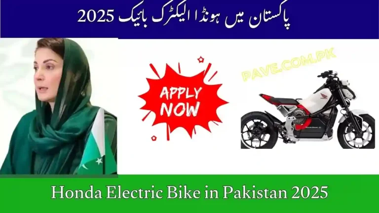 Honda Electric Bike in Pakistan 2025