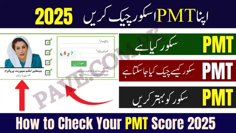 How to Check Your PMT Score 2025