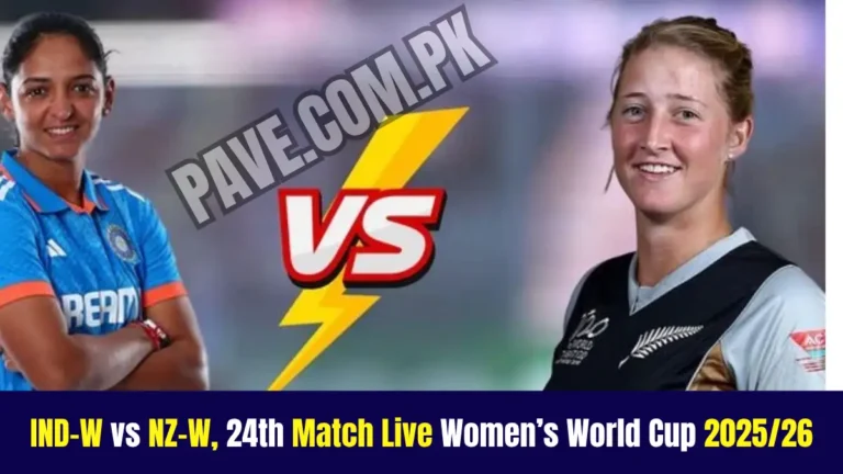 IND-W vs NZ-W, 24th Match Live Women’s World Cup 202526