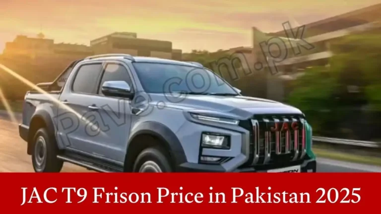 JAC T9 Frison Price in Pakistan 2025 – Bookings Open at Rs 2.3 Million with Full Specs & Features 1 JAC T9 Frison Price in Pakistan 2025