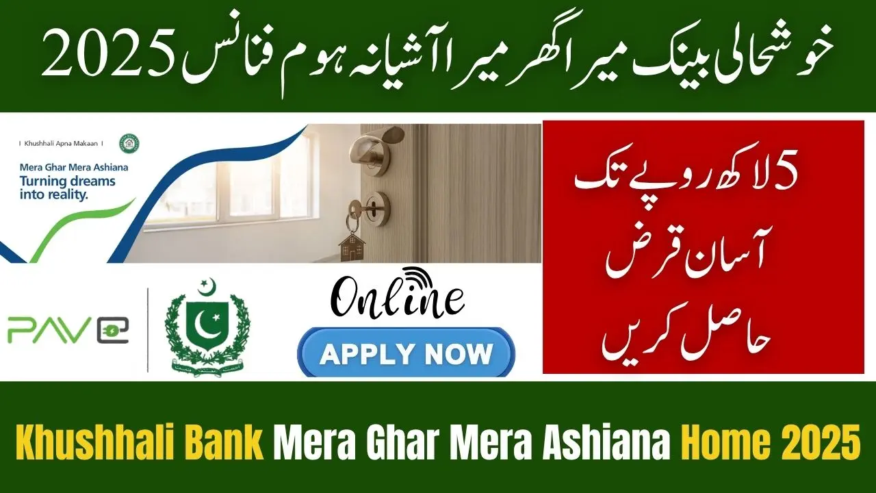 Khushhali Bank Launches Mera Ghar Mera Ashiana Home Finance 2025