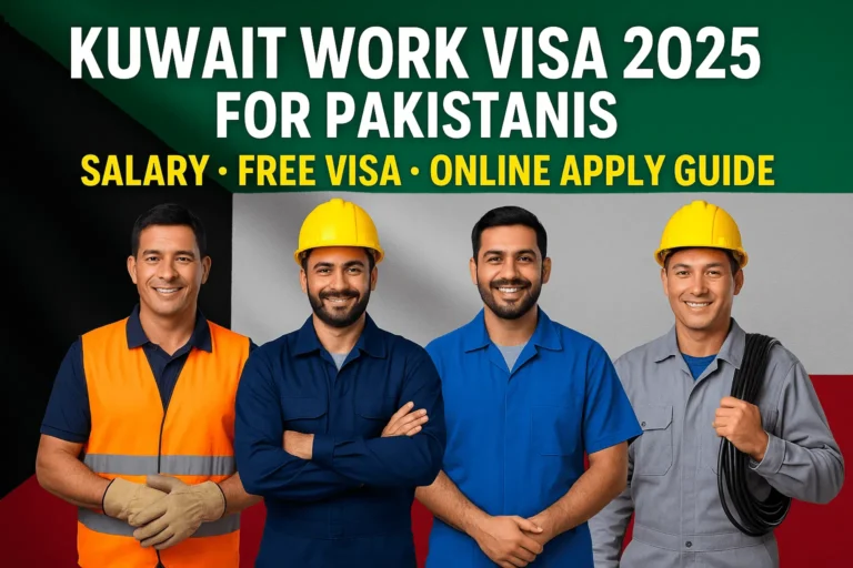 Kuwait Work Visa 2025 Pakistan