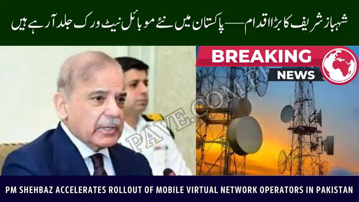 PM Shehbaz Accelerates Rollout of Mobile Virtual Network Operators in Pakistan 1 Mobile Virtual Network Operators in Pakistan