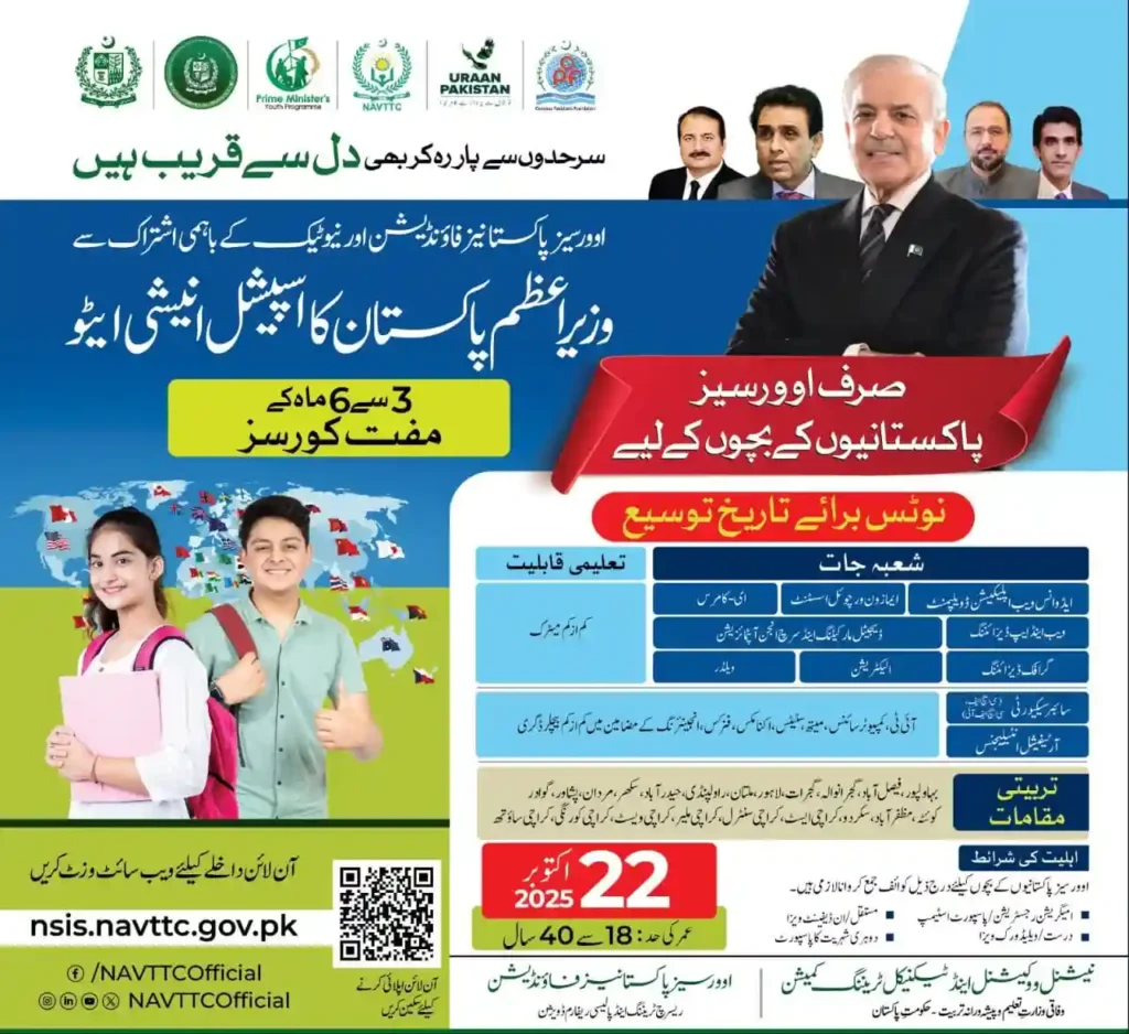 NAVTTC Online Apply nsis.navttc.gov.pk – Free Courses Registration Opens for 2025 6 NAVTTC Registration 2025