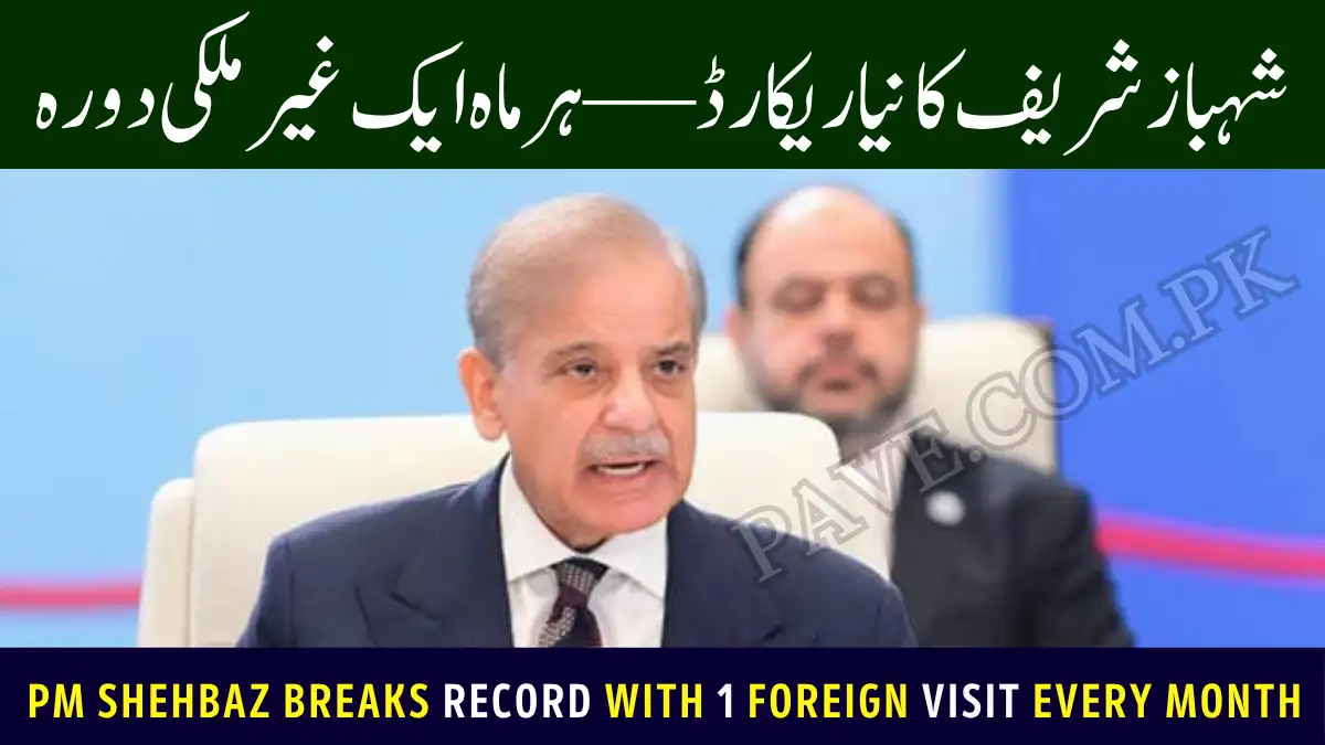 PM Shehbaz Breaks Record with 1 Foreign Visit Every Month 1 PM Shehbaz Breaks Record with 1 Foreign Visit Every Month