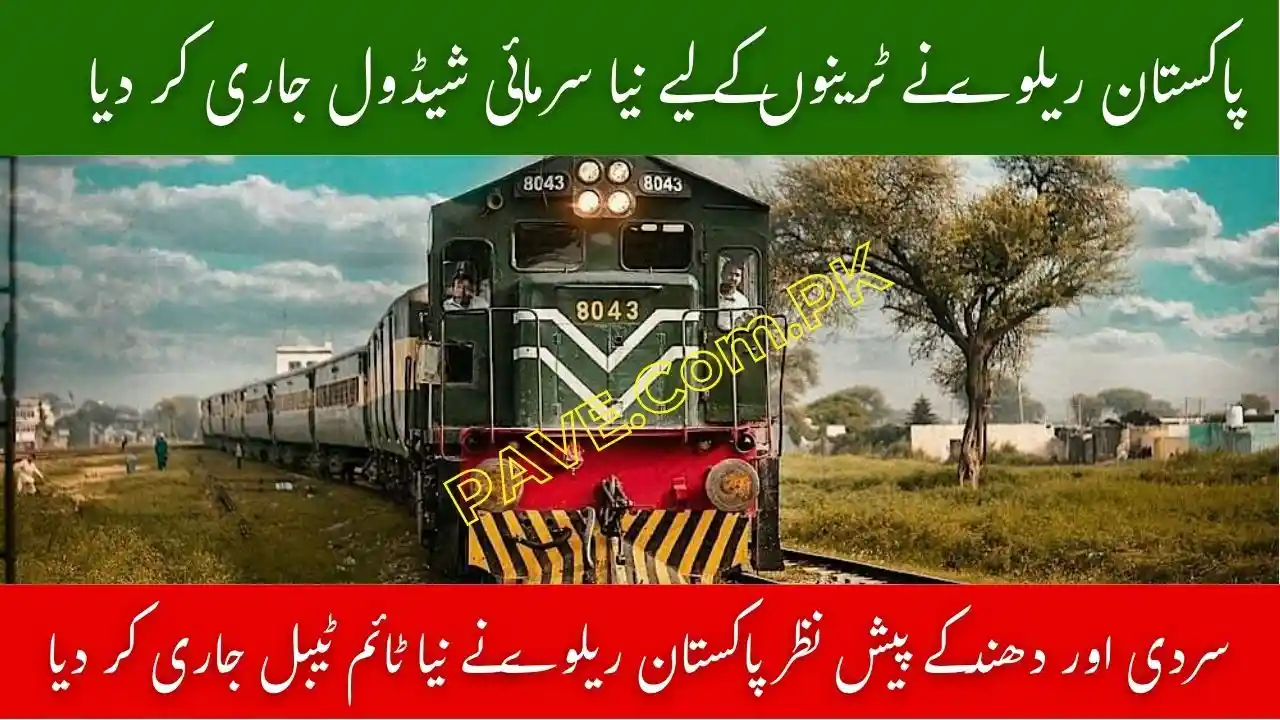 Pakistan Railways Announces New Winter Timetable for Trains