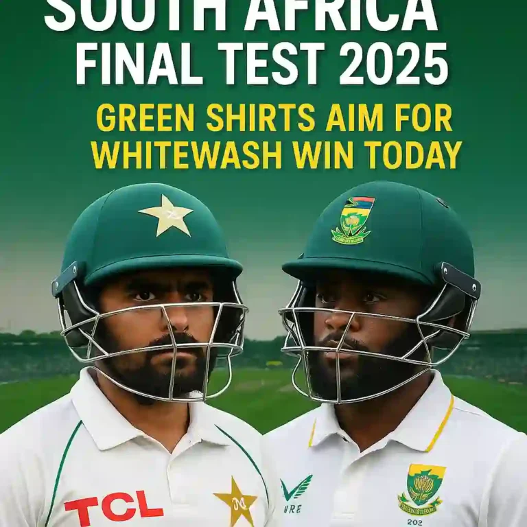 Pakistan vs South Africa Final Test 2025
