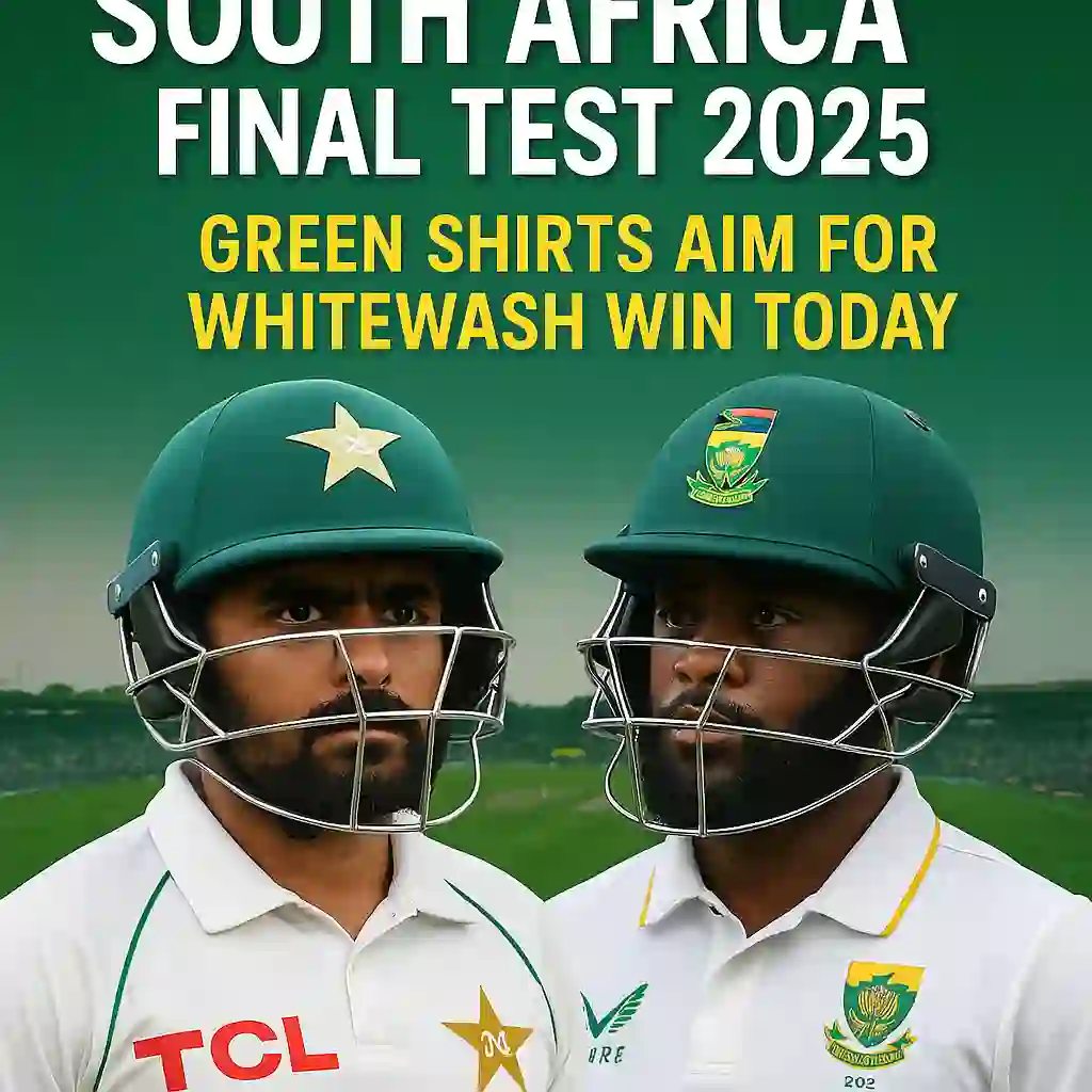 Pakistan vs South Africa Final Test 2025 – Green Shirts Aim for Whitewash Win Today 1 Pakistan vs South Africa Final Test 2025