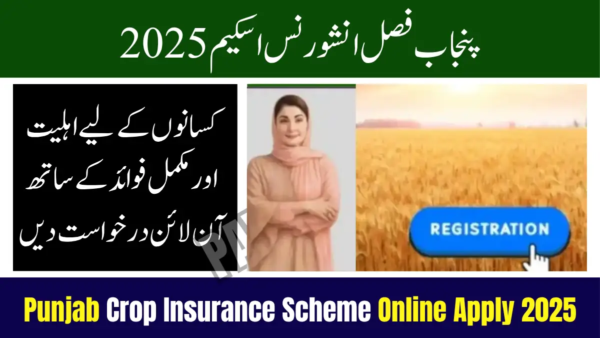 Punjab Crop Insurance Scheme Online Apply 2025