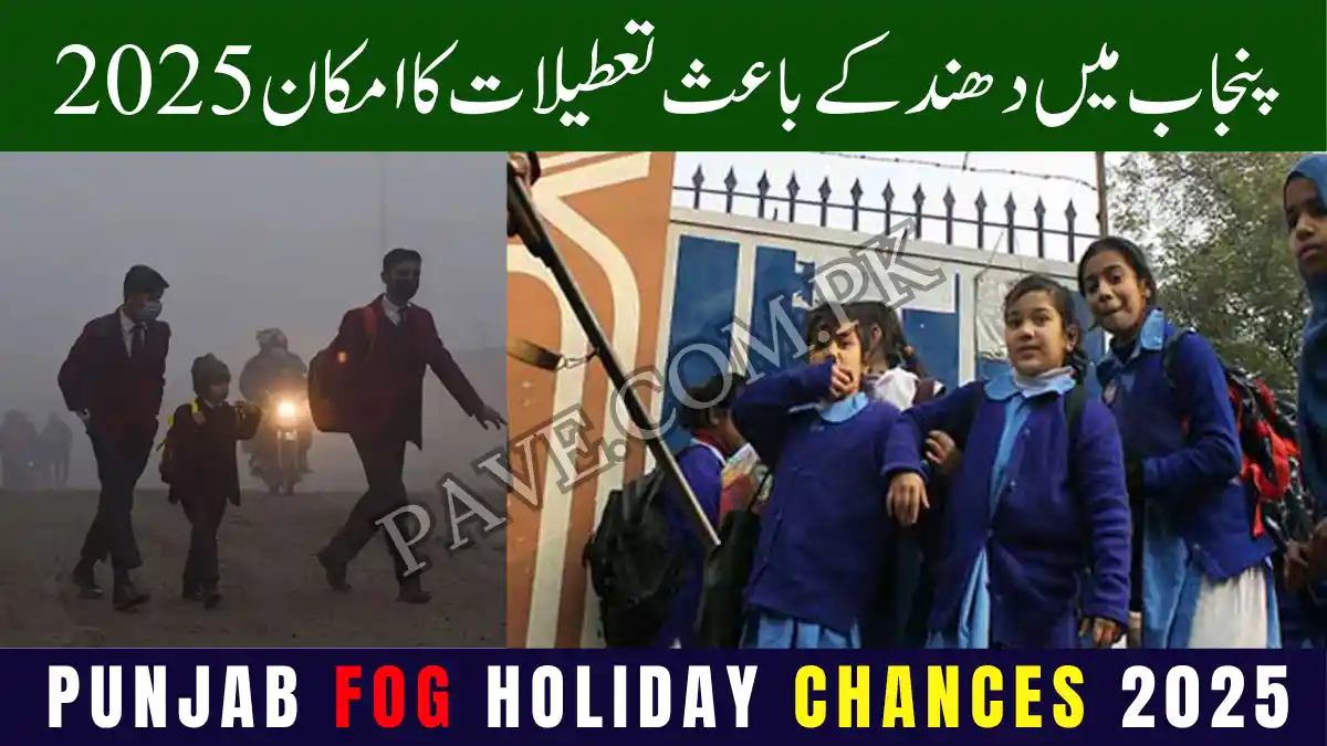 Punjab Fog Holiday Chances 2025 – Will Schools Close This Week? Latest Update 1 Punjab Fog Holiday Chances 2025