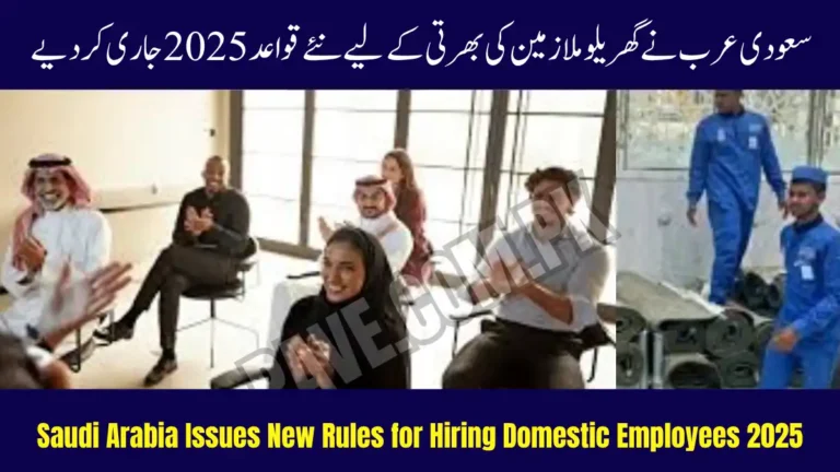 Saudi Arabia Issues New Rules for Hiring Domestic Employees 2025