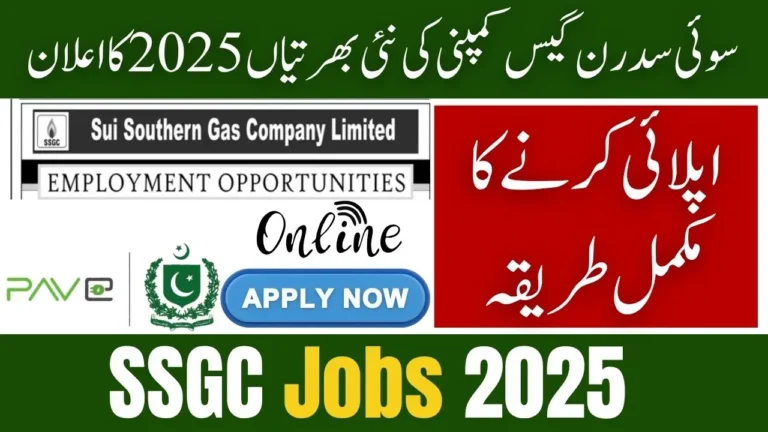 Breaking News: Sui Southern Gas Company Limited Announces New Jobs 2025 — Apply Online via SSGC Careers Portal 5 Sui Southern Gas Company Limited Announces New Jobs 2025