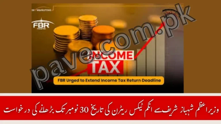 Tax Experts Urge PM Shahbaz Sharif to Extend Income Tax Return Deadline 2025 to November 30 2 Tax Experts Urge PM Shahbaz Sharif to Extend Income Tax Return Deadline 2025 to November 30