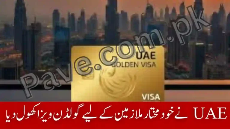 Breaking News! UAE Announces Golden Visa New Category Today 8 UAE Announces Golden Visa New Category Today