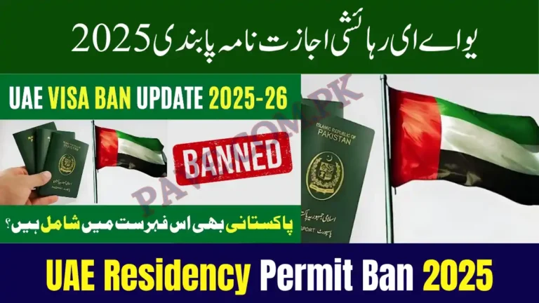UAE Residency Permit Ban 2025 – Latest Updates, Reasons & Impact on Pakistani Expats 3 UAE Residency Permit Ban 2025