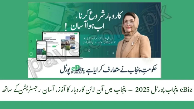 eBiz Punjab Portal 2025 Register Your Business Online in Punjab 2 eBiz Punjab Portal 2025 Register Your Business Online in Punjab
