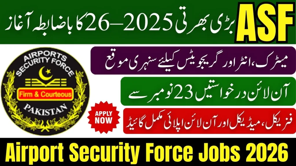 ASF Jobs Online Apply 2025