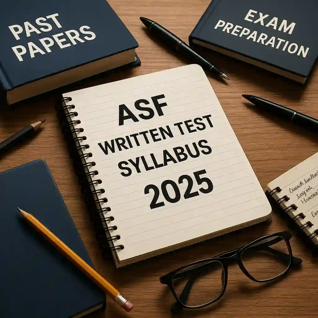ASF Written Test Syllabus 2025