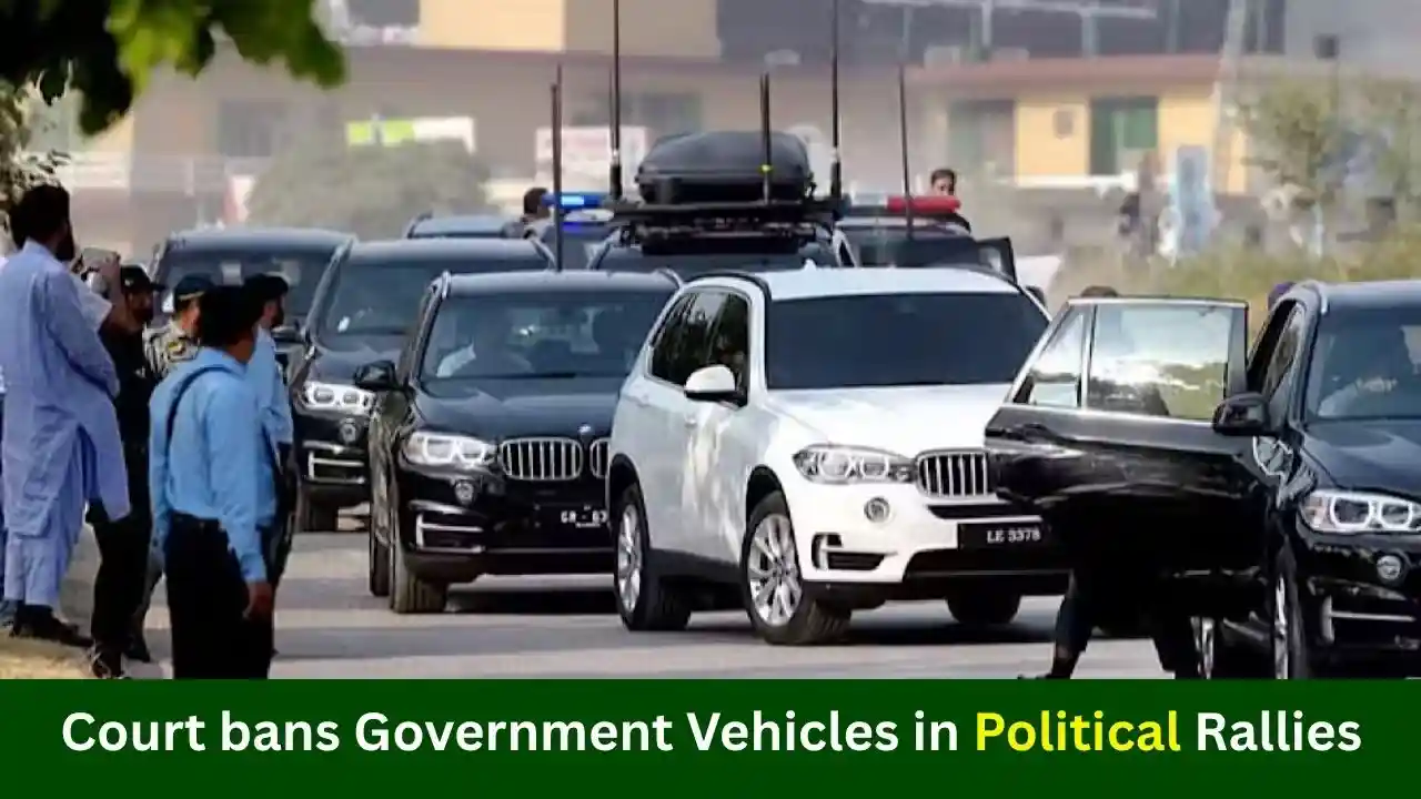 Court Bans Use of Government Vehicles in Political Rallies Across KP 1 Court bans government vehicles in political rallies