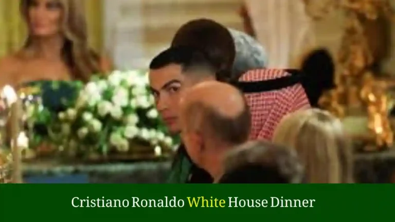 Cristiano Ronaldo White House Dinner
