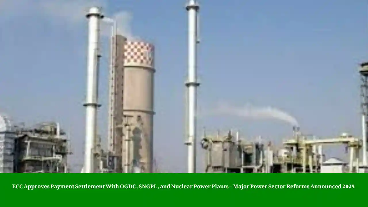 ECC Approves Payment Settlement With OGDC and SNGPL 2025