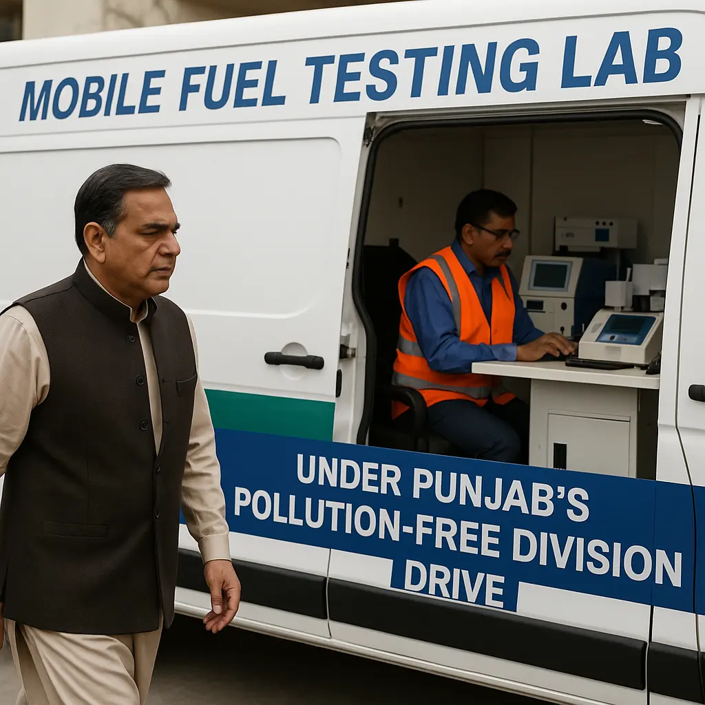 Faisalabad Gets First Mobile Fuel Testing Lab Under Punjab’s Pollution-Free Division Drive 1 Faisalabad Mobile Fuel Testing Lab Punjab’s Pollution-Free Division