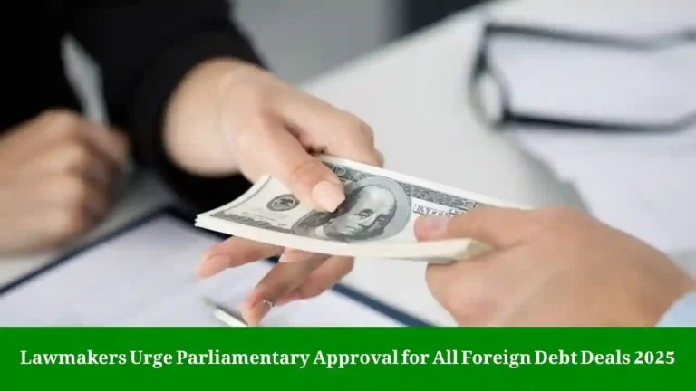 Foreign Debt Deals Parliamentary Approval 2025