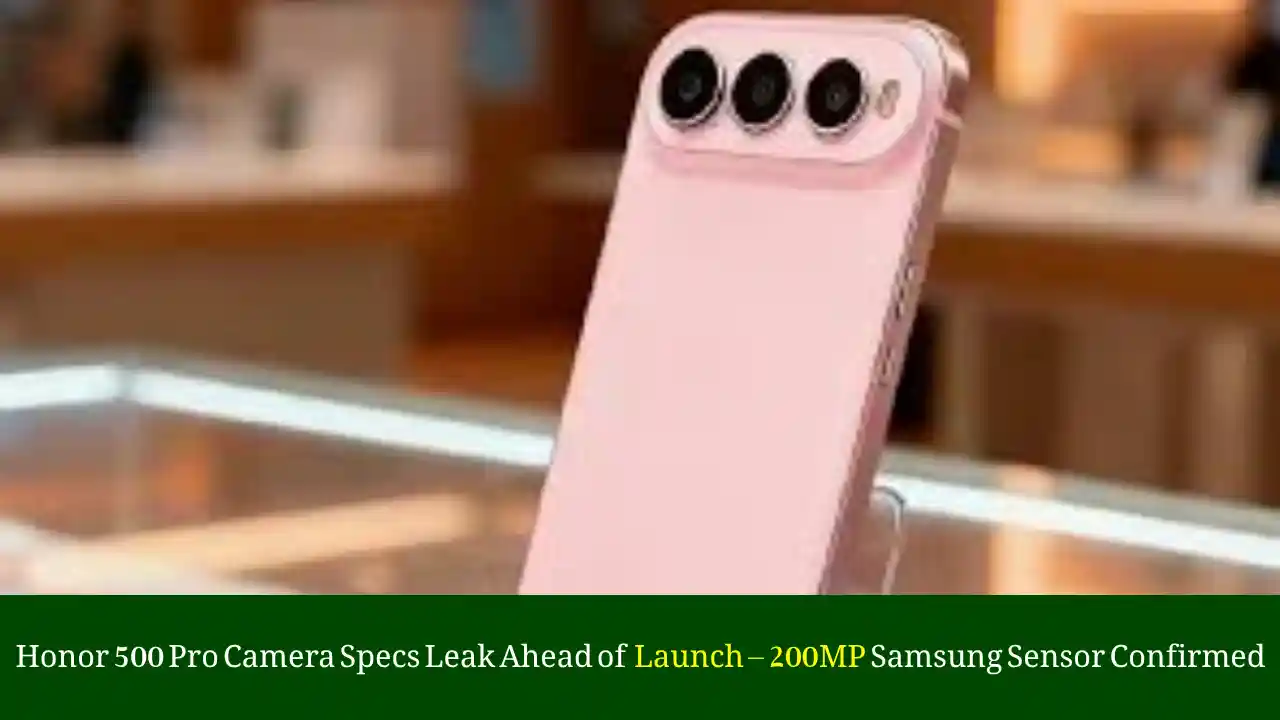 Honor 500 Pro Camera Specs