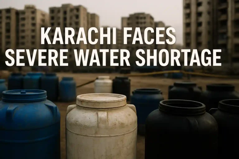 Karachi Water Shortage Worsens 2025