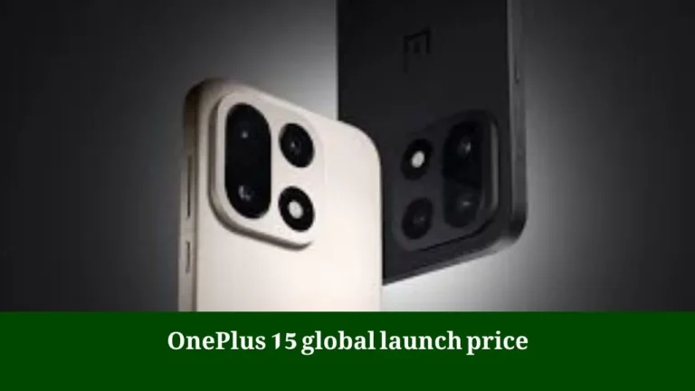 OnePlus 15 global launch price